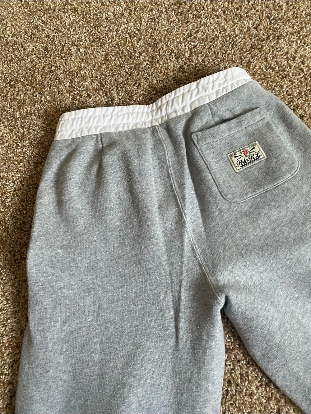 Ralph Lauren Light Gray Boy's Jogger Sweatpants